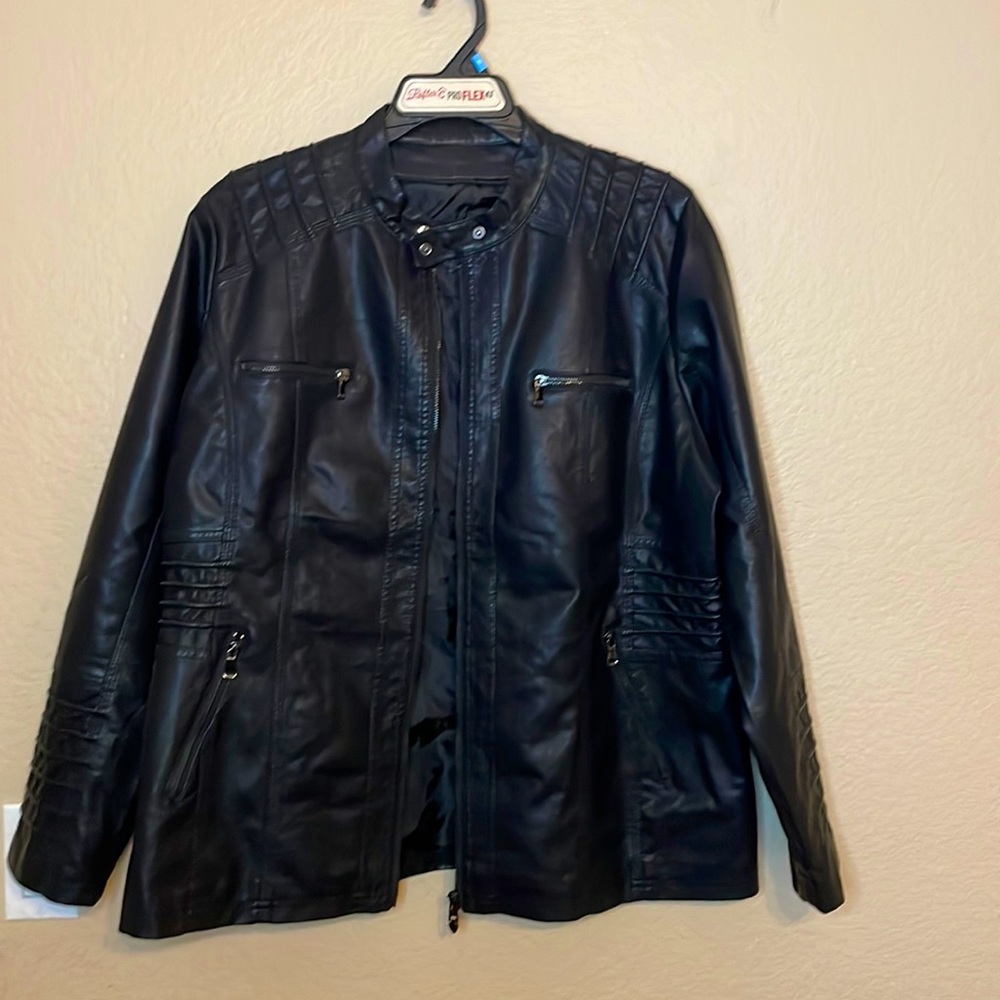 Faux Leather Jacket
